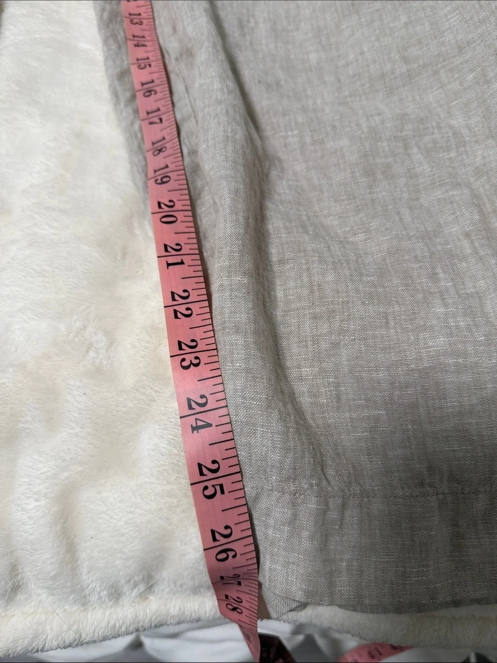 Quince Linen-Blend Drawstring Chinos in Taupe
